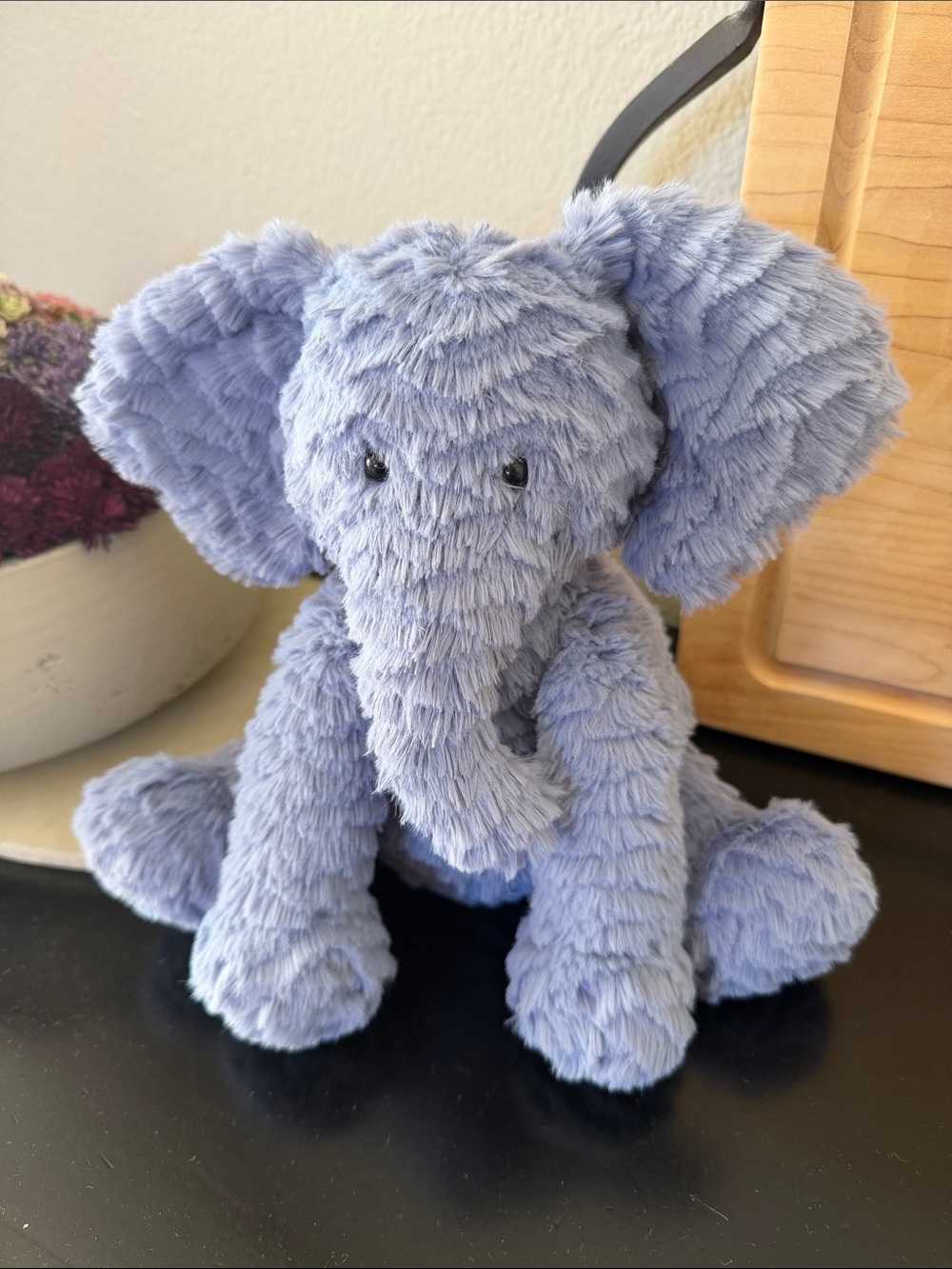 Jellycat Blue Plush Elephant Stuffed Animal
